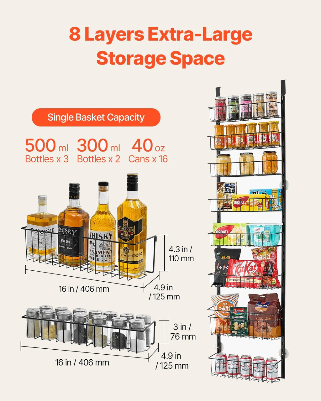 Over-the-Door Pantry Rack
