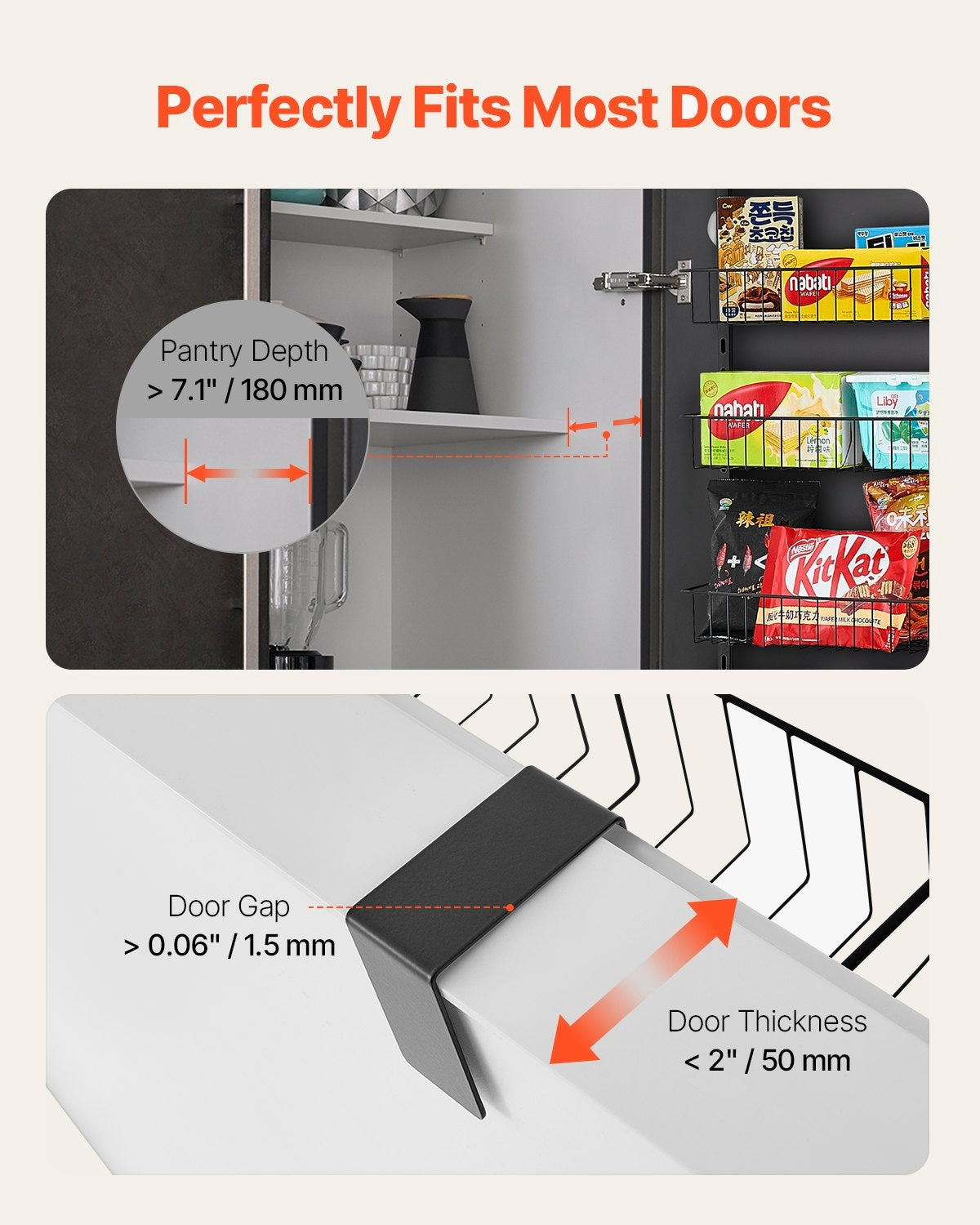 Over-the-Door Pantry Rack